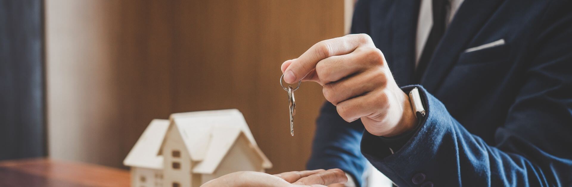 Handover house keys
